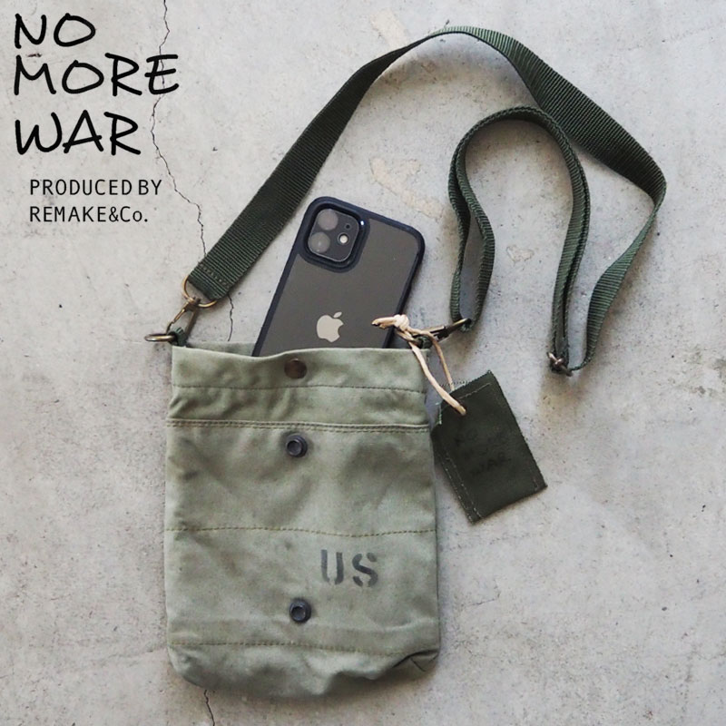 極美品！NO MORE WAR ミリタリーショルダーバッグ 楽天市場】NO MORE WAR ノーモアウォー バッグ ライナー スマホ