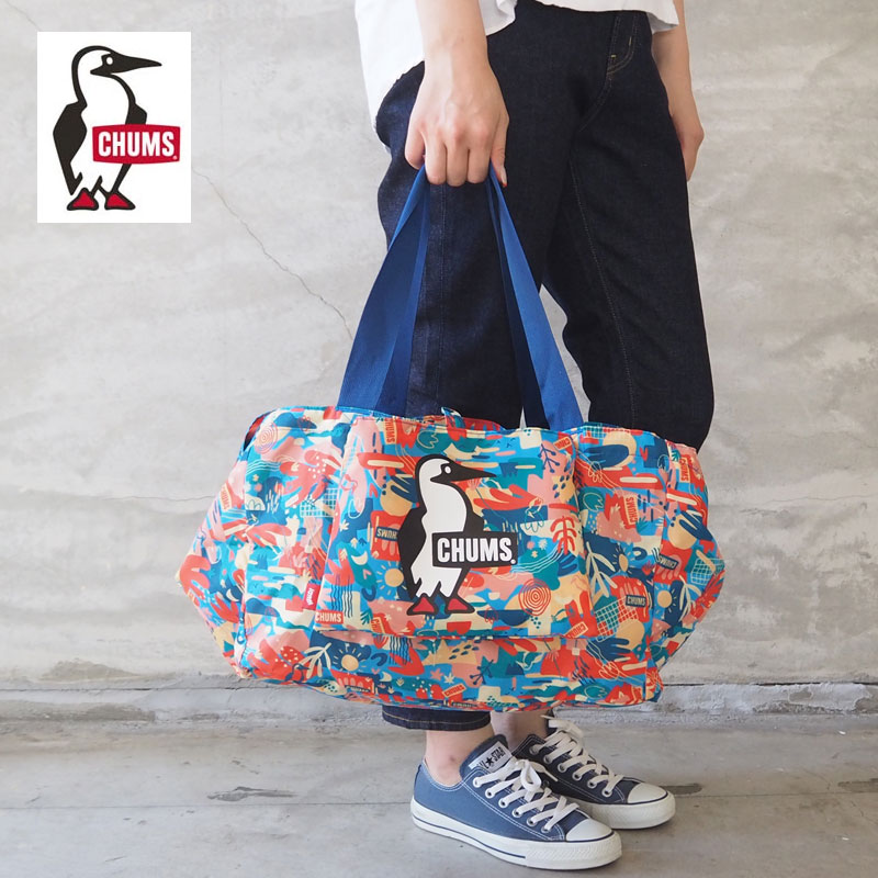 楽天市場】CHUMS チャムス エコバッグ レジかご Eco Bag CH60-3055