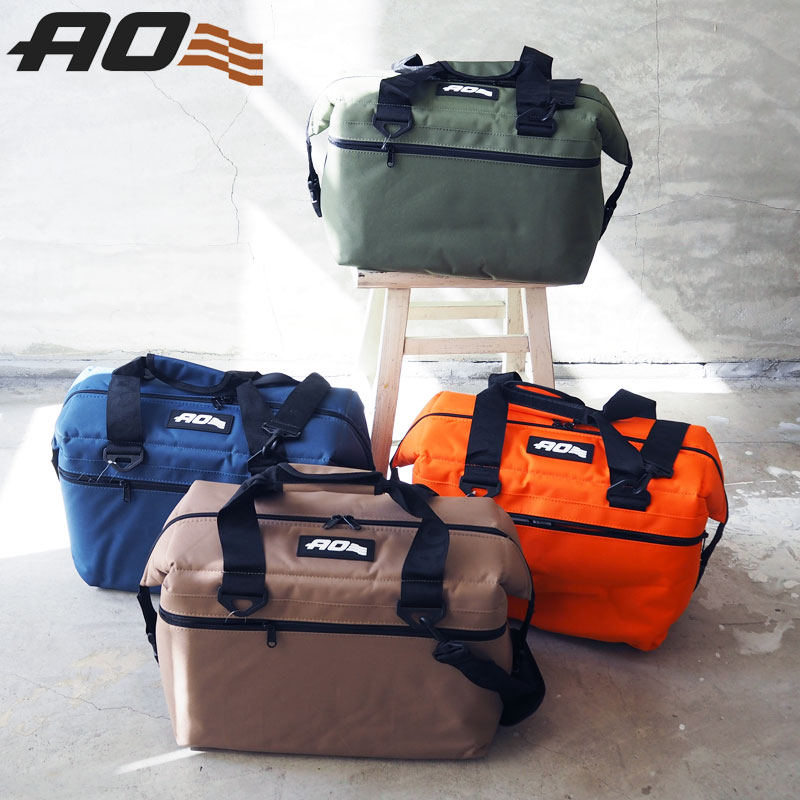 AOCoolersエーオークーラーズクーラーバッグ24パックキャンバスソフトクーラーAO24クーラーボックス23Lアウトドアキャンプクーラーソフトトートショルダーバッグ保冷BAGおしゃれ