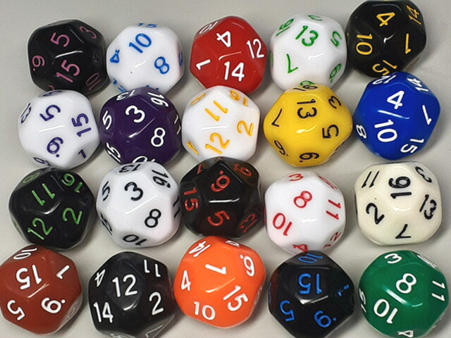楽天市場】10面ダイス2 16mm : EDA GARAGE