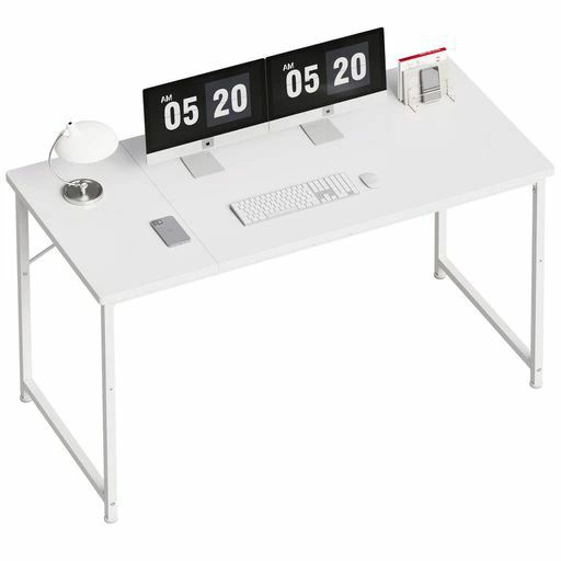 机デスク勉強机desk卓子パソコンデスクゲーミング一人暮らし家具table学習机小さい作業机ワークデスクgamingdesk幅120*奥行55cm簡易な単板白い|Shibuya Sky