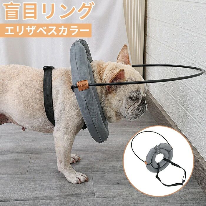 【動画あり】 短納期 盲犬 盲目リング エリザベスカラー ソフト 盲犬 エリザベスカラー 犬 フェイスガード セーフリング 保護リング 衝突防止 安全 不妊手術 怪我 術後 傷舐め 足舐め 引っかき防止 歩行補助 調節可 首輪 盲目犬リング 目の不自由 視覚障害｜Shibuya Sky