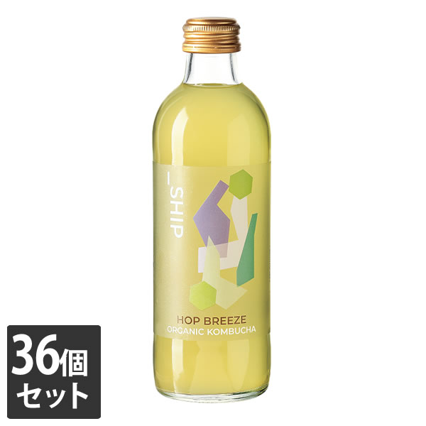 【エントリーでさらにポイント10倍 7月19日20:00~7月26日01:59まで】大泉工場 コンブチャ HOP BREEZE(ホップブリーズ) 300mlボトル×36本 SHIP KOMBUCHA|へるすぴあ店