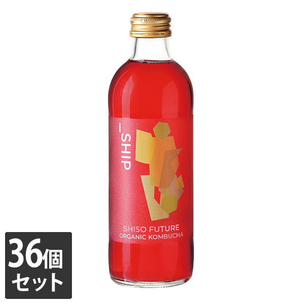 【エントリーでさらにポイント10倍 7月19日20:00~7月26日01:59まで】大泉工場 コンブチャ シソ 300mlボトル×36本 SHIP KOMBUCHA|へるすぴあ店