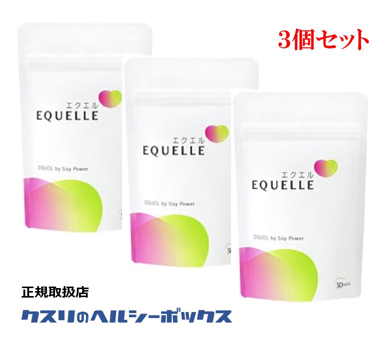 正規品 エクエル パウチ 120粒 3個セット 送料無料 エクオール含有サプリメント 大塚製薬 代引き不可 くすりのヘルシーボックス