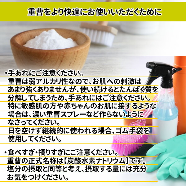 重曹 950g (炭酸水素ナトリウム) 食品添加物 送料無料 「1kgから変更」