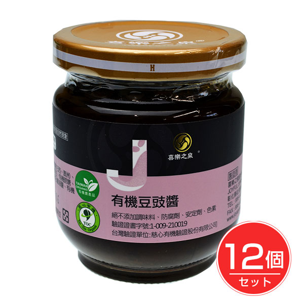 有機豆鼓醤(トウチジャン) 180g×12個セット - 風と光