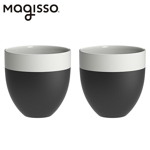 マギッソ magisso Cool-ID グラス ２個セット ホワイトライン - アペックス