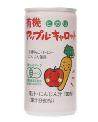 ヒカリ 有機アップル・キャロット 190g ×30本 - 光食品 [ヒカリ食品]