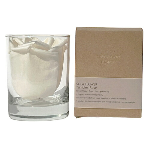 Sola Flower ソラフラワー タンブラー ローズ - 三和トレーディング画像