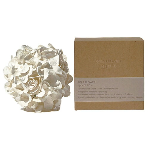 Sola Flower ソラフラワー スフィア ローズ - 三和トレーディング画像