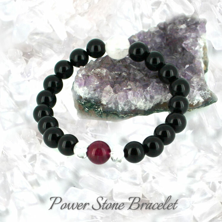 Sweet Tea Time Bracelet Pink Tourmaline Quartz Natural Onyx Stone Pink Tourmaline
