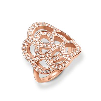 【夏SALE】指輪 レディース トーマス・サボ THOMAS SABO ジュエリー アクセサリー リング ローズ バラ フラワー サイズ11号 CZ TR1946-416-14【送料無料】【SS5】【在庫あり】【ラッピング袋無料】【メッセージカード無料】【ギフト プレゼント】【在庫限り】｜ジュエリー時計通販Sweet tea time