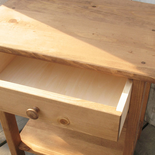 サイドテーブル 電話台 収納 引っ越し祝いインテリア 寝具 収納 木製 ファックス台 ナイトテーブル 収納 完成品 テーブル 棚板付き 木製 おしゃれ テーブル ミニテーブル パイン材 幅52cm 無垢材 おしゃれ 北欧 収納 完成品 日本製送料無料 北欧家具 新築祝い 新生活