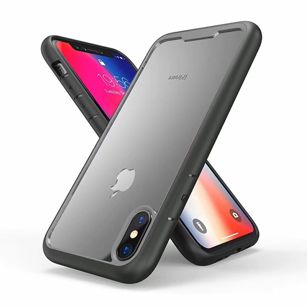 楽天市場 在庫処分 セール Iphone X 対応 サイドカラード クリアケース ハードケース 透明 枠カラー アイホンテン スマホ カバー 衝撃吸収 軽量 ハートライフshop