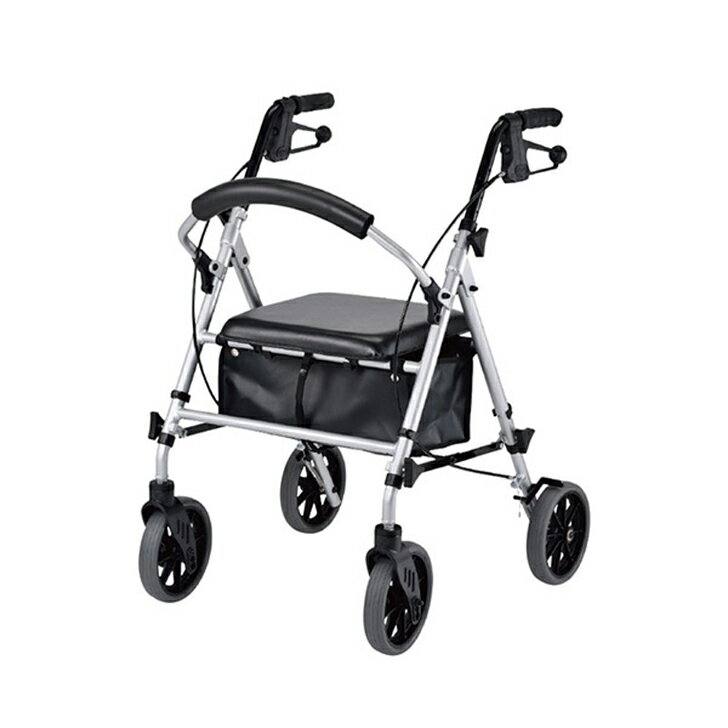 手押し車 老人 シルバーカー 自立 介護 四輪歩行補助車 newあゆむくん ／ V4209 M [非課税]｜介護用品専門店ハートケア