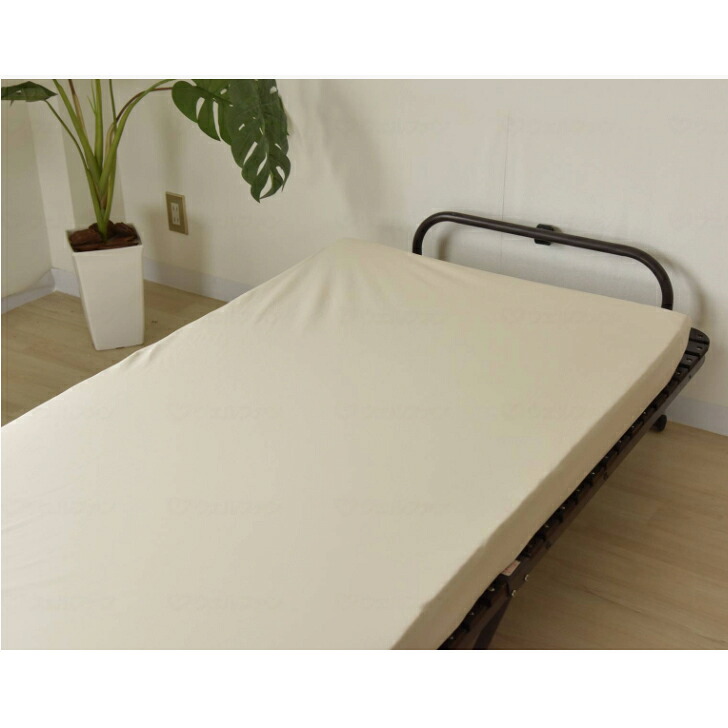 介護 抗菌 撥水 清潔 99.9%減菌 360°ストレッチボックスシーツ PT20-BS アイボリー