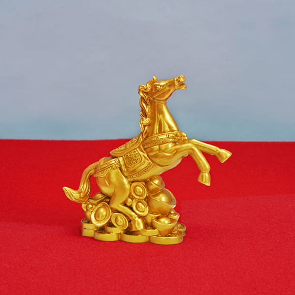 楽天市場】【金運黄金縁起物 馬】【送料無料】【ポイント 2倍】金持