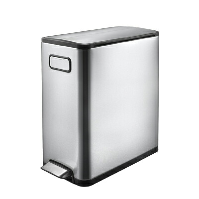 【直送品】【代引き不可】EKO エコフライ ステップビン 20L EK9377MT-20L シルバー ゴミ箱 20リットル ステンレス製 ダストボックス ふた付き おしゃれ ペダル式 ステンレスゴミ箱 ステンレス製ダストボックス ステンレス製ゴミ箱 誕生日 プレゼント ギフト 贈り物 おすすめ