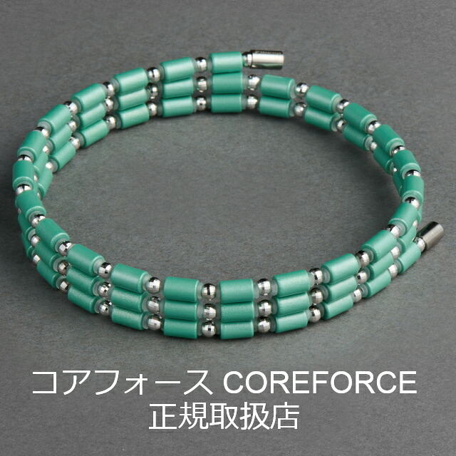 【オーダー限定品】【手提げ袋+ラッピング付】コアフォースループ PEARL MINT パールミント K14WG CFL50/CFL70 中嶋常幸 古江彩佳 COREFORCE ブレスレット ネックレス おしゃれ ゴルフ スイング 飛距離 プロゴルファー アスリート スポーツ 誕生日 プレゼント ギフト 記念品|ハートドロップ