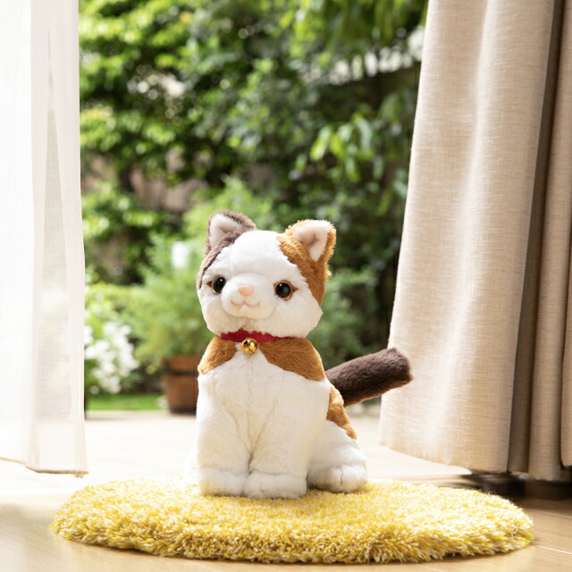 【オマケ付】みけねこミミコ ぬいぐるみ 三毛猫ミミコ しゃべる 人形 猫 三毛猫 しゃべる人形 しゃべるぬいぐるみ おもちゃ お子様 遊び相手 高齢者 両親 一人暮らし 癒し 母の日 父の日 敬老の日 誕生日 バースデー プレゼント ギフト 贈り物 おすすめ