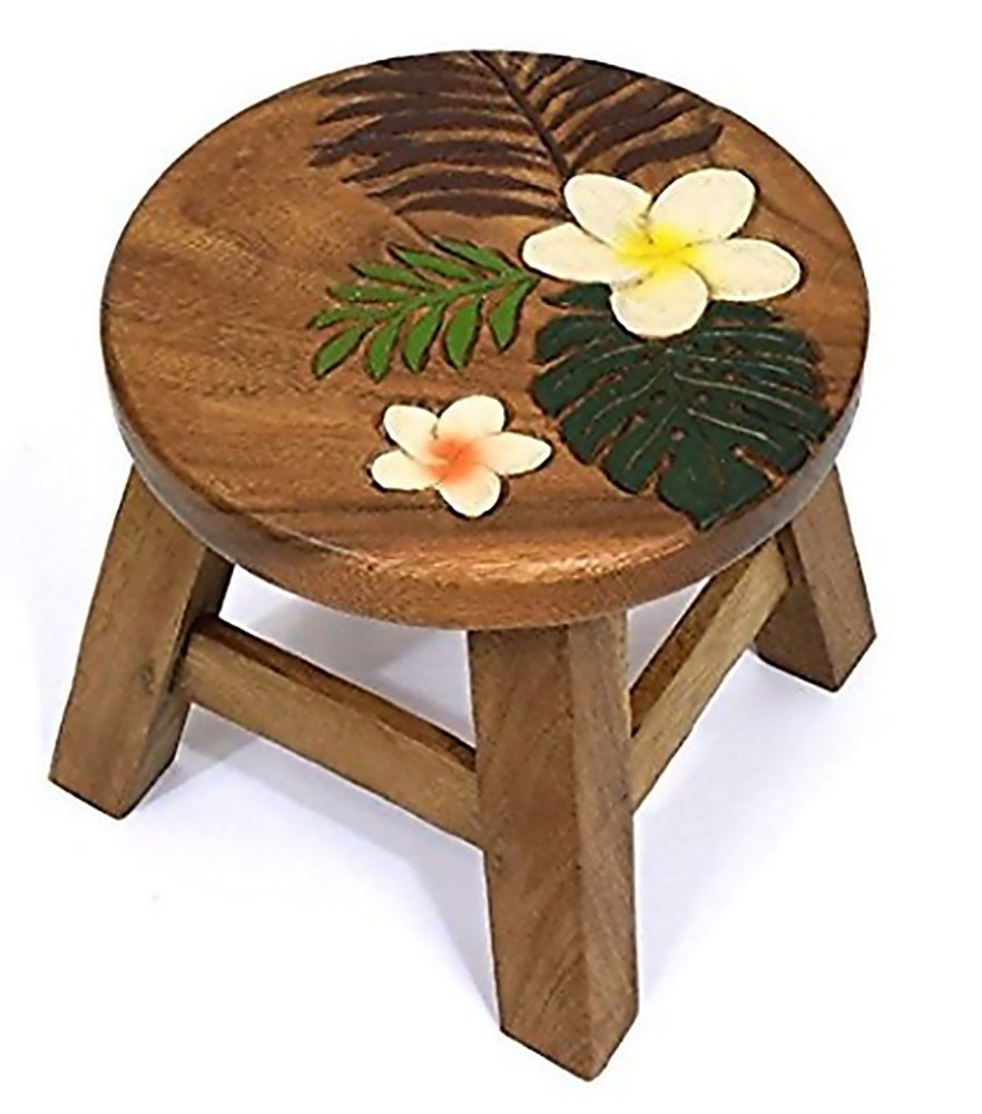 楽天市場】【ラウンドスツール】 パイナップル柄丸椅子・子供椅子木製