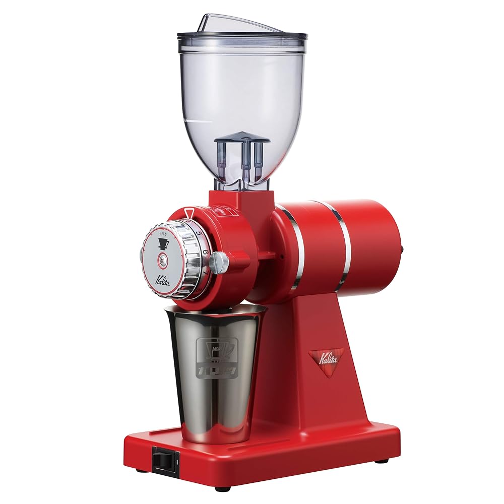 カリタ　ハイカットミル　業務用コーヒーミル　赤　分解整備済　美品　即使用可能 カリタの業務用電動ミルのハイカットミルは、価格的に一番お手頃