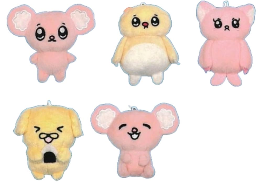 A-16　5種セット　あげおとティム ぬいぐるみマスコット　ガチャ あげおとティム ぬいぐるみ マスコット 全6種+ディスプレイ