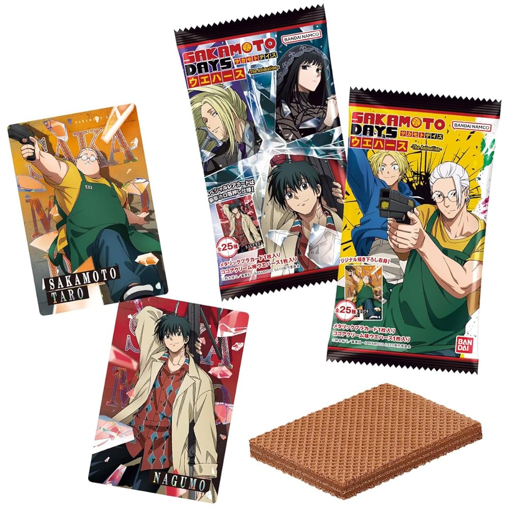 SAKAMOTO DAYS ウエハース 神々廻 まとめ売り Amazon.co.jp: SAKAMOTO DAYS サカモトデイズ ウエハース 神々廻