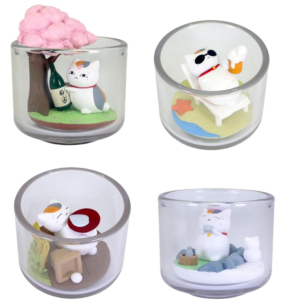 にゃんこ先生専用 まとめ売り ミセス4種セット タカラトミーアーツ 夏目友人帳 ニャンコ先生 四季折々てらり