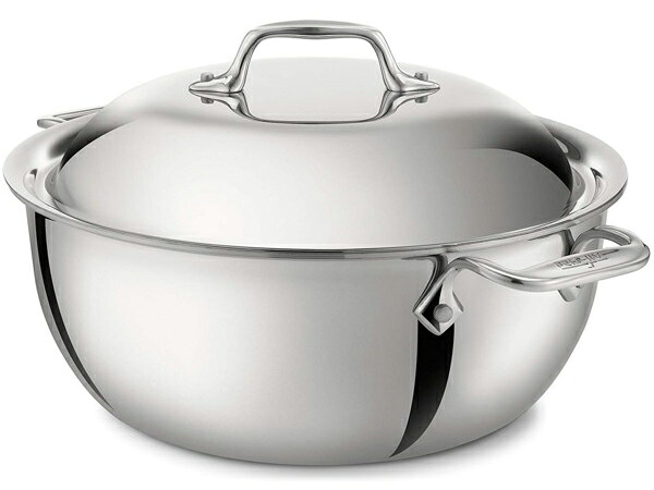All-Clad オールクラッド ステンレス鋼5.2リッター・ダッチオーブン両手なべ 5.5QT Stainless続きもの