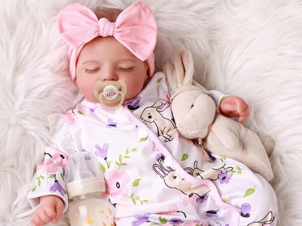Lifelike Reborn Baby Dolls 即物的な乳飲み子あやつり人形 White 本物そっくり！御姉さんの新生児あやつり人形 ベイビードール