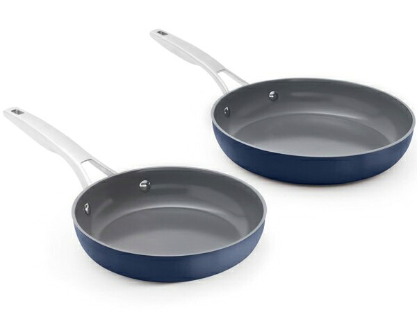 Calphalon カルファロン　20＆25cm セラミック・ノンスティック・フライパン2個セット　（ミッドナイト・ブルー）　8＆10 inch　Premier Ceramic Nonstick シリーズ 28,587円