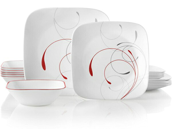 Corelle コレール　ディナーウェアー18点セット　Splendor 　四角いお皿 30,537円
