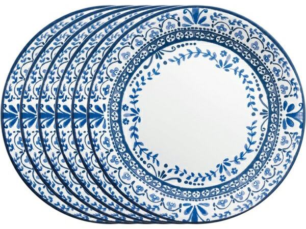 Corelle コレール アペタイザープレート6枚書き割り Portofino 17珊小皿