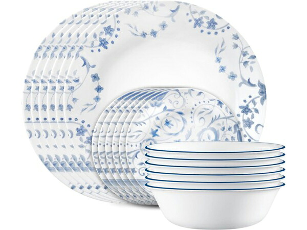 Corelle コレール ディナーウェアー18点書き割り Darlington