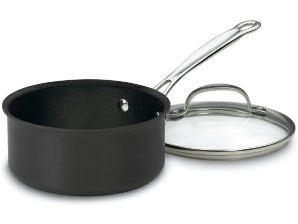 Cuisinart クイジナート 16cm ノンスティック・フタ付き片手鍋 1.4リットル Chef's Classic シリーズ|輸入セレクトショップハートランド