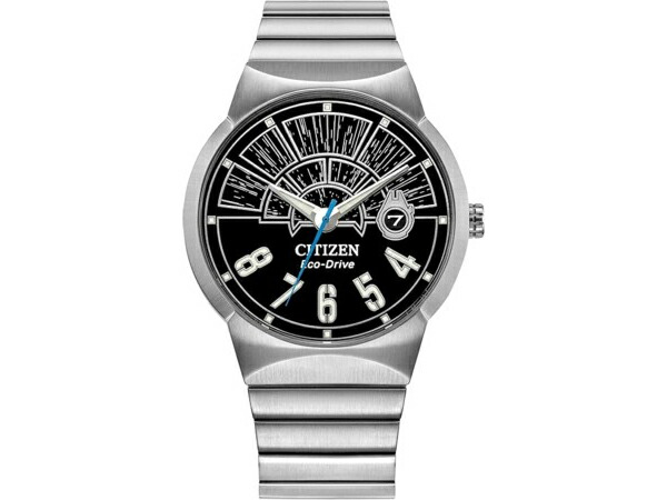 Citizen Eco-Drive スター・ウォーズ 超光速航法ミレニアム・ファルコン号 男性用腕時計 (ブラック) シチズン vs Star Warsコラボ海外限定逆輸入モデル