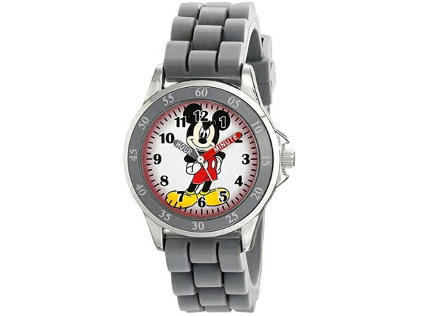 Disney ディズニー マウス ミッキー グレー 子供用腕時計