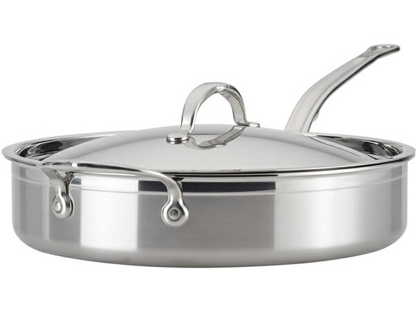 Hestan へスタン ProBond ソテー食パン 4.7リッターかばい立て手持ち部分付き添い人浅型片手鍋 3.5QT