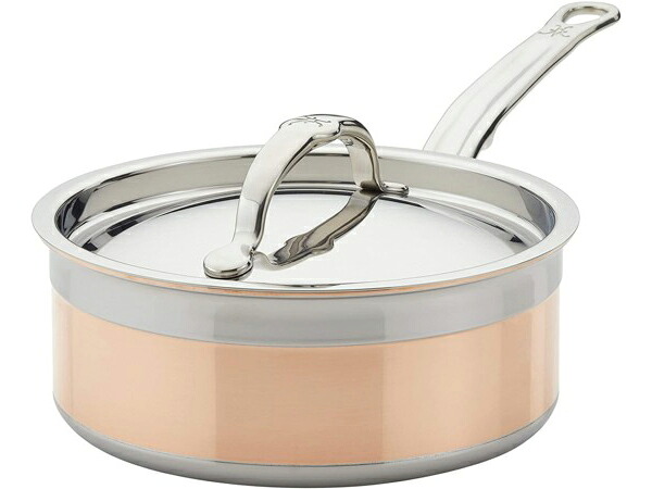 Hestan へスタン CopperBond 出どころ食パン 1.9リッター片手鍋 M大きさ 2QT