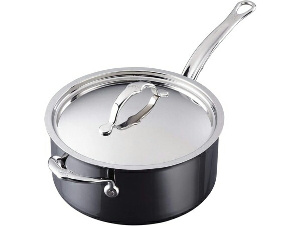 Hestan へスタン NanoBond 出どころ食パン 3.8リッターかばい立て手持ち部分付き添い人片手鍋 XL大きさ 4QT
