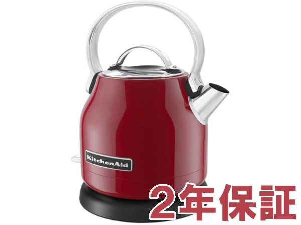 【2年引き受ける・取り替えっこ繋ぎ付】 KitchenAid  キッチンエイド エレクトリック・湯沸かし (赤） 1.25リッター KEK1222ER