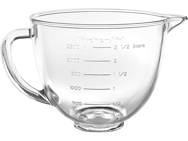 KitchenAid キッチンエイド 硝子製スペア部品どんぶり鉢 3.5QT （チルトヘッドタイプ 3.5QT大きさ用） KSM35GB