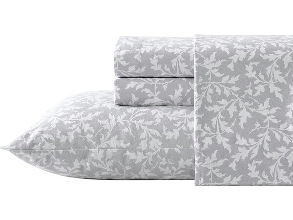 【フル】　Laura Ashley ローラ アシュレイ　Crestwood シーツ・セット　（パステルグレー）　フラットシーツ1枚＆ボックスシーツ１枚＆枕カバー2枚　寝具｜輸入セレクトショップハートランド 15,826円
