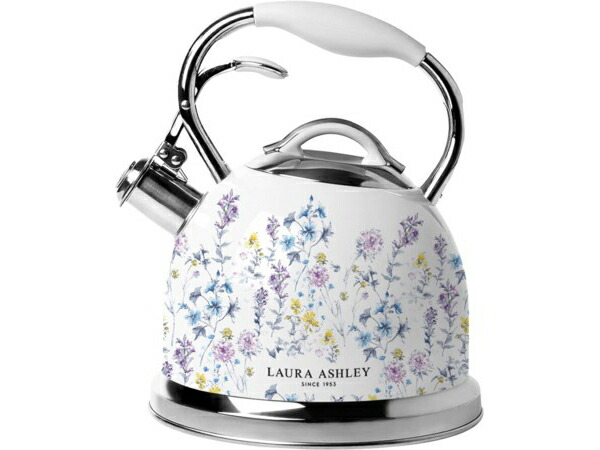 Laura Ashley ローラ アシュレイ　Wild Meadow 笛吹ティーケトル　2.5リットル　IH対応