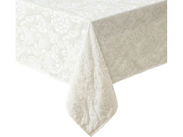 Laura Ashley ローラ アシュレイ 紋織テーブルクロス 152×304cm (アイボリー) ジャカード織り|輸入セレクトショップハートランド