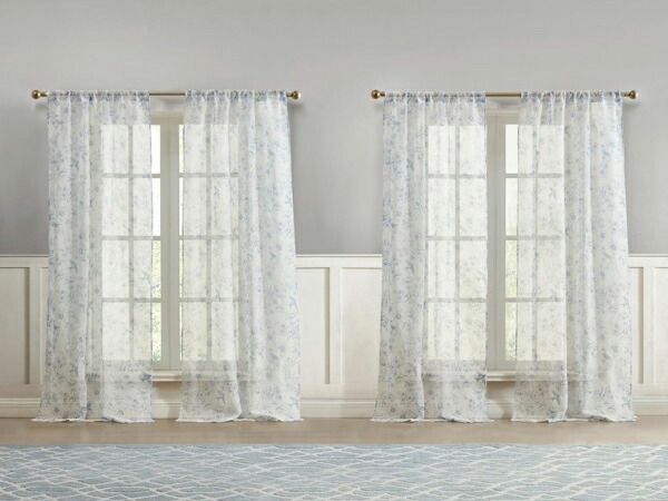 楽天市場】【幅97×丈214cm 2枚】 Laura Ashley ローラ アシュレイ