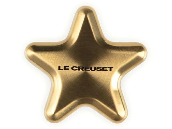 Le Creuset ル・クルーゼ　 星形ゴールド・ノブ（大）　Signatureモデル鍋用ステンレスツマミ　ルクルーゼ