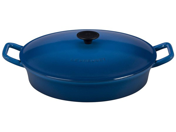 激安通販新作 両手鍋 Fait ル クルーゼ Creuset Le Tout 3 75qt ルクルーゼ マルセイユブルー 浅型両手鍋 32cm Dgb Gov Bf